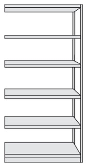 Broregal PR5 Anbaufeld 1900x960mm(HxB)