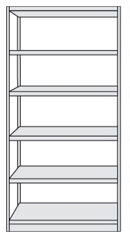 Broregal PR5 Grundfeld 1900x960mm(HxB)