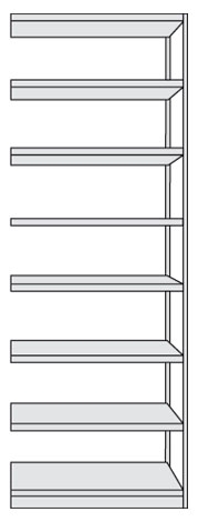 Broregal PR5 Anbaufeld 2600x960mm(HxB)