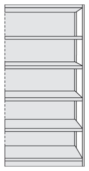 Broregal PR5R Anbaufeld 1900x960mm(HxB)