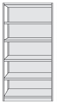 Broregal PR5R Grundfeld 1900x750mm(HxB)