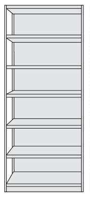 Broregal PR5R Grundfeld 2250x960mm(HxB)