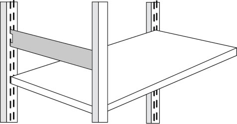 Seitensteg fr PR5 Regale