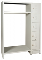 Garderobenschrank Styx mit 5 Schliefchern