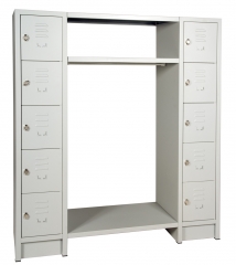 Garderobenschrank Styx mit 10 Schliefchern