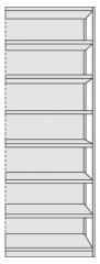 Broregal PR5R Anbaufeld 2600x960mm(HxB)